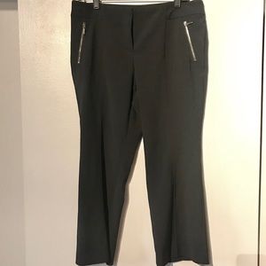 Alfani Black Cropped Dress Pants Size 10 EUC!